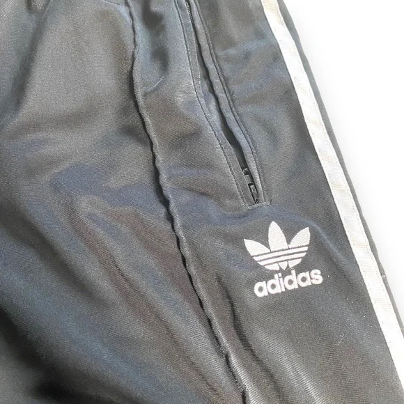 Adidas original Adi color firebird track pants black stripes Size Small - Picture 8 of 9
